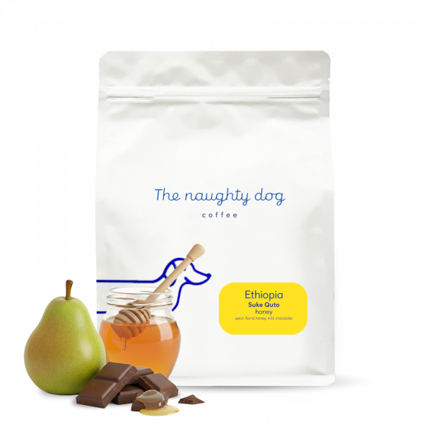 Specialty coffee The naughty dog Ethiopia SUKE QUTO HONEY - 1000 g