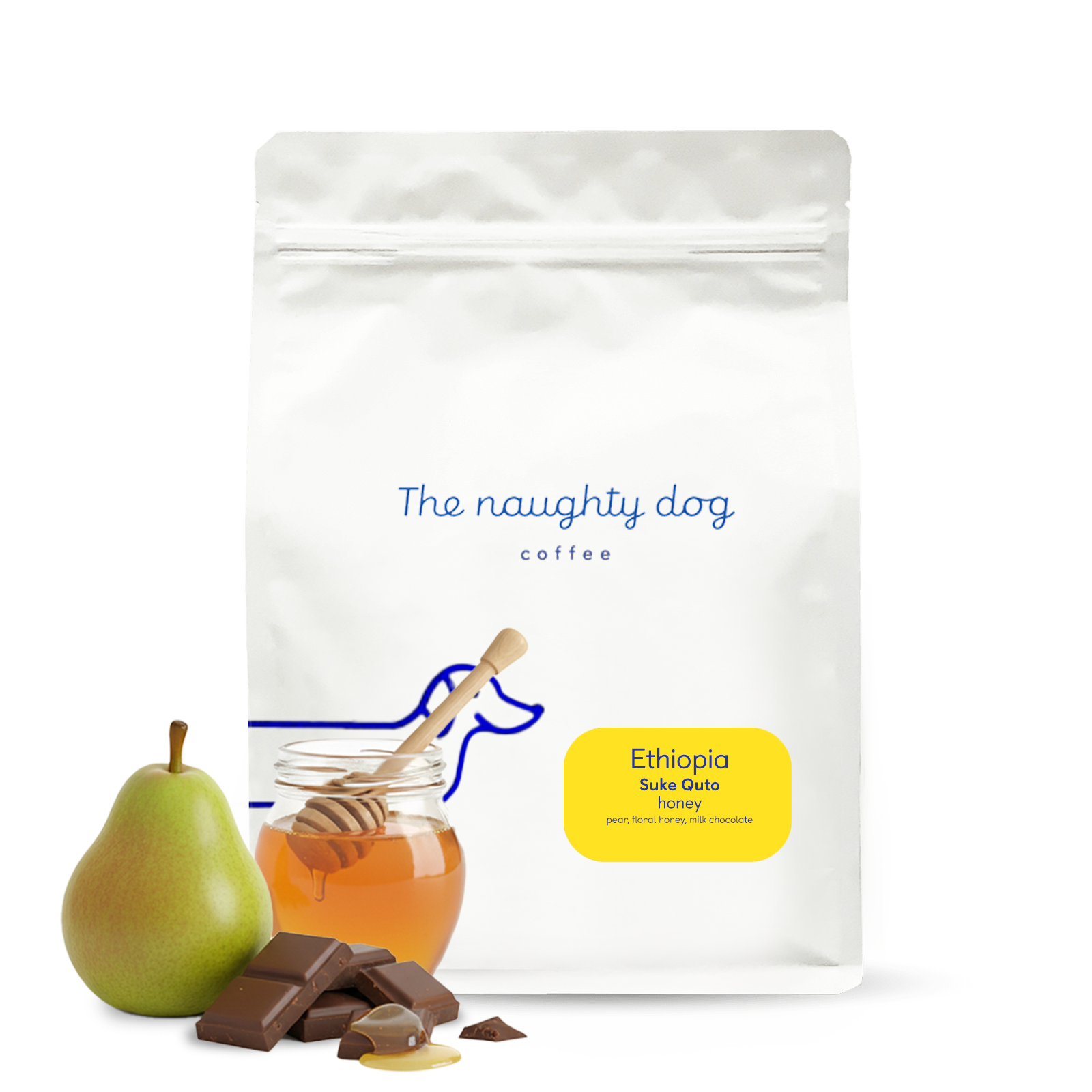 Specialty coffee The naughty dog Ethiopia SUKE QUTO HONEY - 1000 g