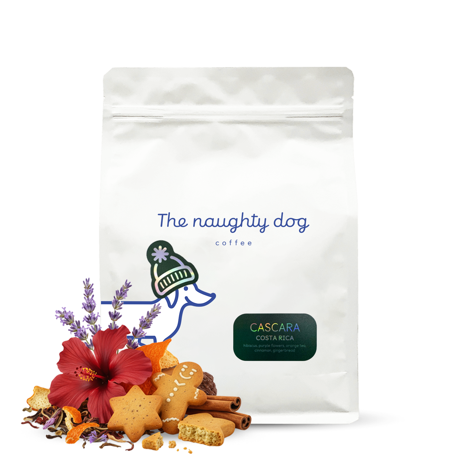 Specialty coffee The naughty dog Costa Rica CHRISTMAS CASCARA - 1000 g