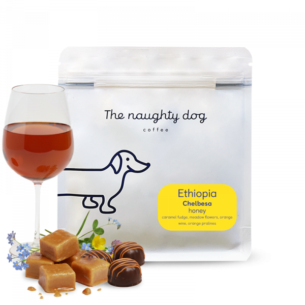 Specialty coffee The naughty dog Ethiopia CHELBESA