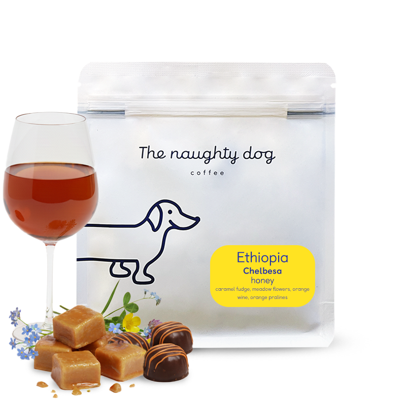 Specialty coffee The naughty dog Ethiopia CHELBESA