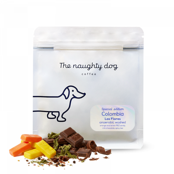 Specialty coffee The naughty dog Colombia LAS FLORES - Special Edition
