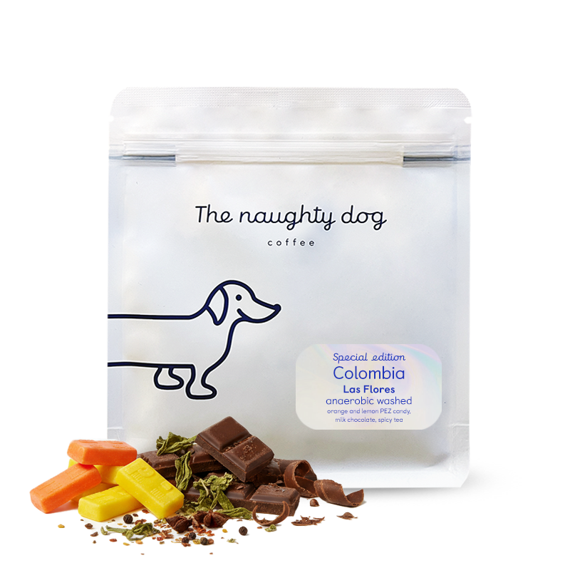 Specialty coffee The naughty dog Colombia LAS FLORES - Special Edition