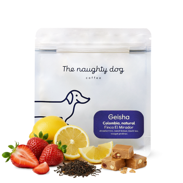 Specialty coffee The naughty dog Colombia El MIRADOR - geisha