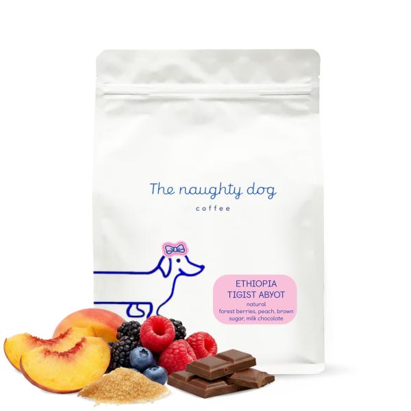 Specialty coffee The naughty dog Ethiopia TIGIST ABYOT - 1000g