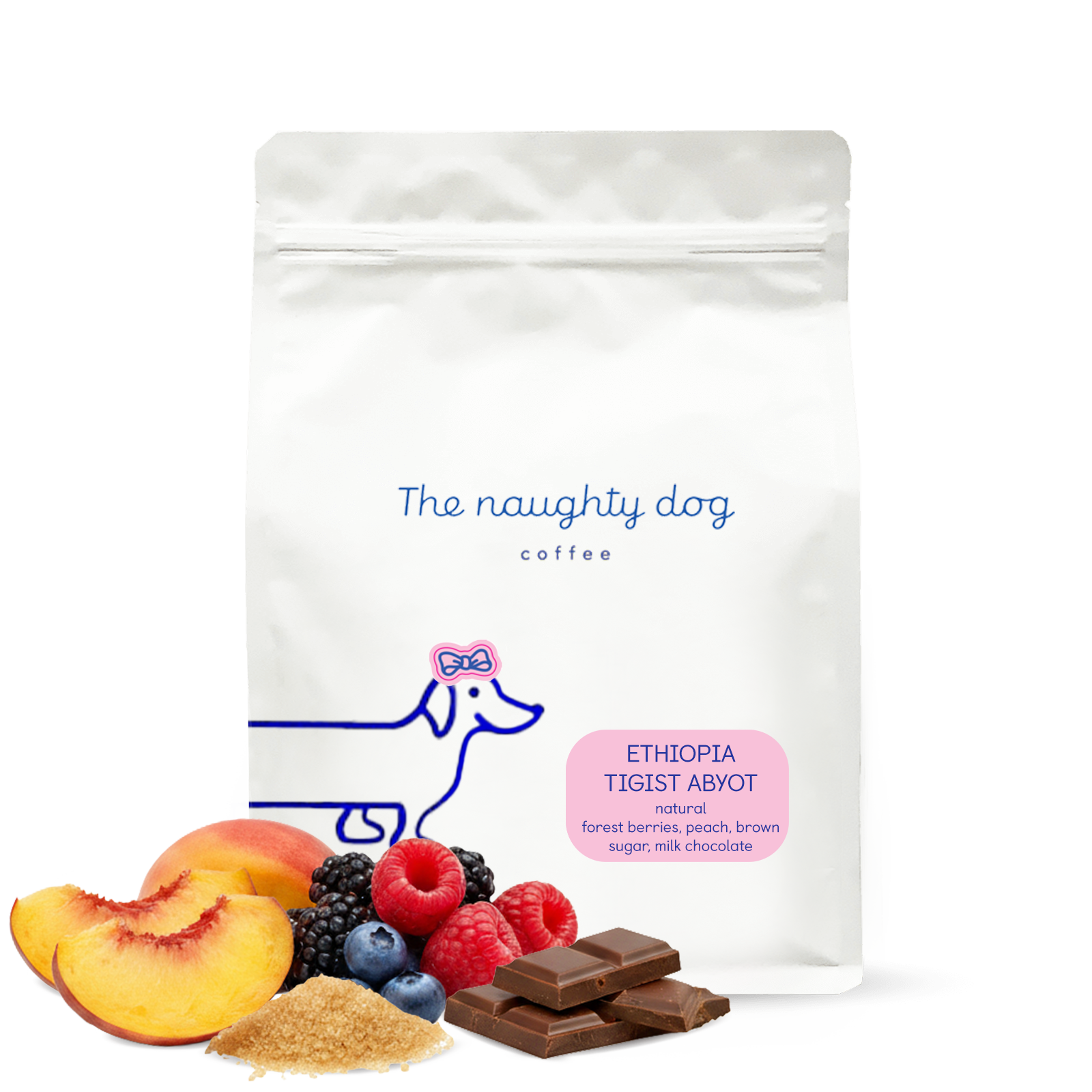 Specialty coffee The naughty dog Ethiopia TIGIST ABYOT - 1000g