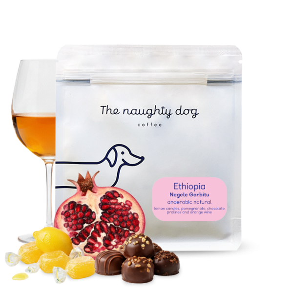 Specialty coffee The naughty dog Ethiopia NEGELE GORBITU - anaerobic