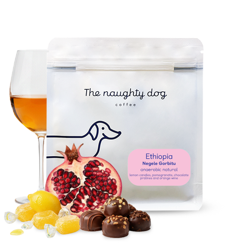 Specialty coffee The naughty dog Ethiopia NEGELE GORBITU - anaerobic