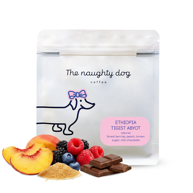 Specialty coffee The naughty dog Ethiopia TIGIST ABYOT