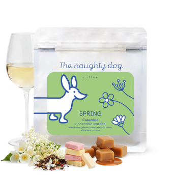 Colombia SPRING COFFEE - limited edition spring blend - The naughty dog