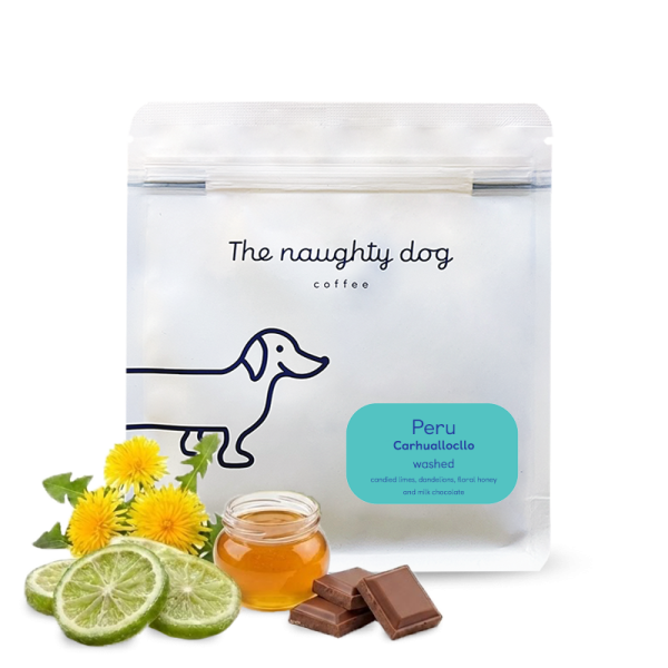 Specialty coffee The naughty dog Peru EFRAIN CARHUALLOCLLO