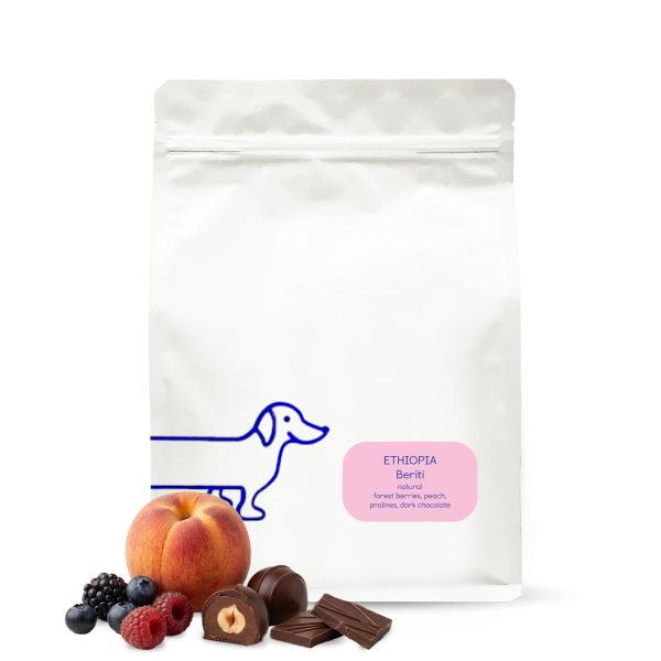 Specialty coffee The naughty dog Ethiopia BERITI - 1000 g