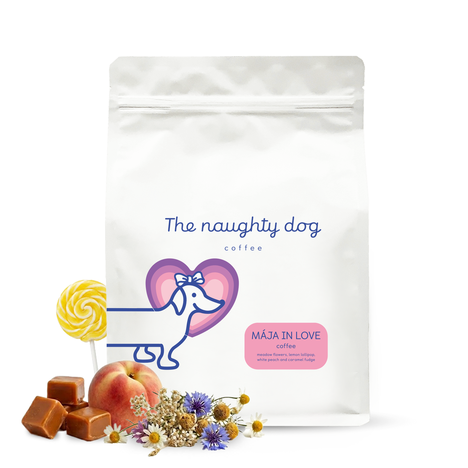 Specialty coffee The naughty dog MÁJA IN LOVE - May Special edition - 1000 g