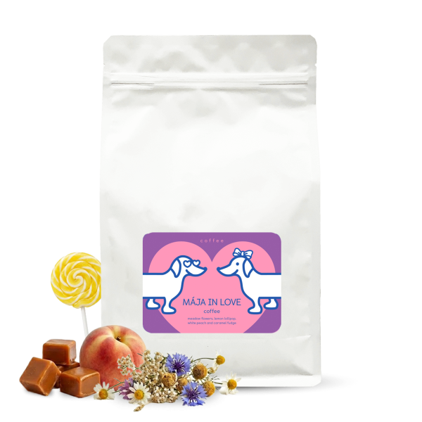 Specialty coffee The naughty dog MÁJA IN LOVE - May Special edition - 1000 g