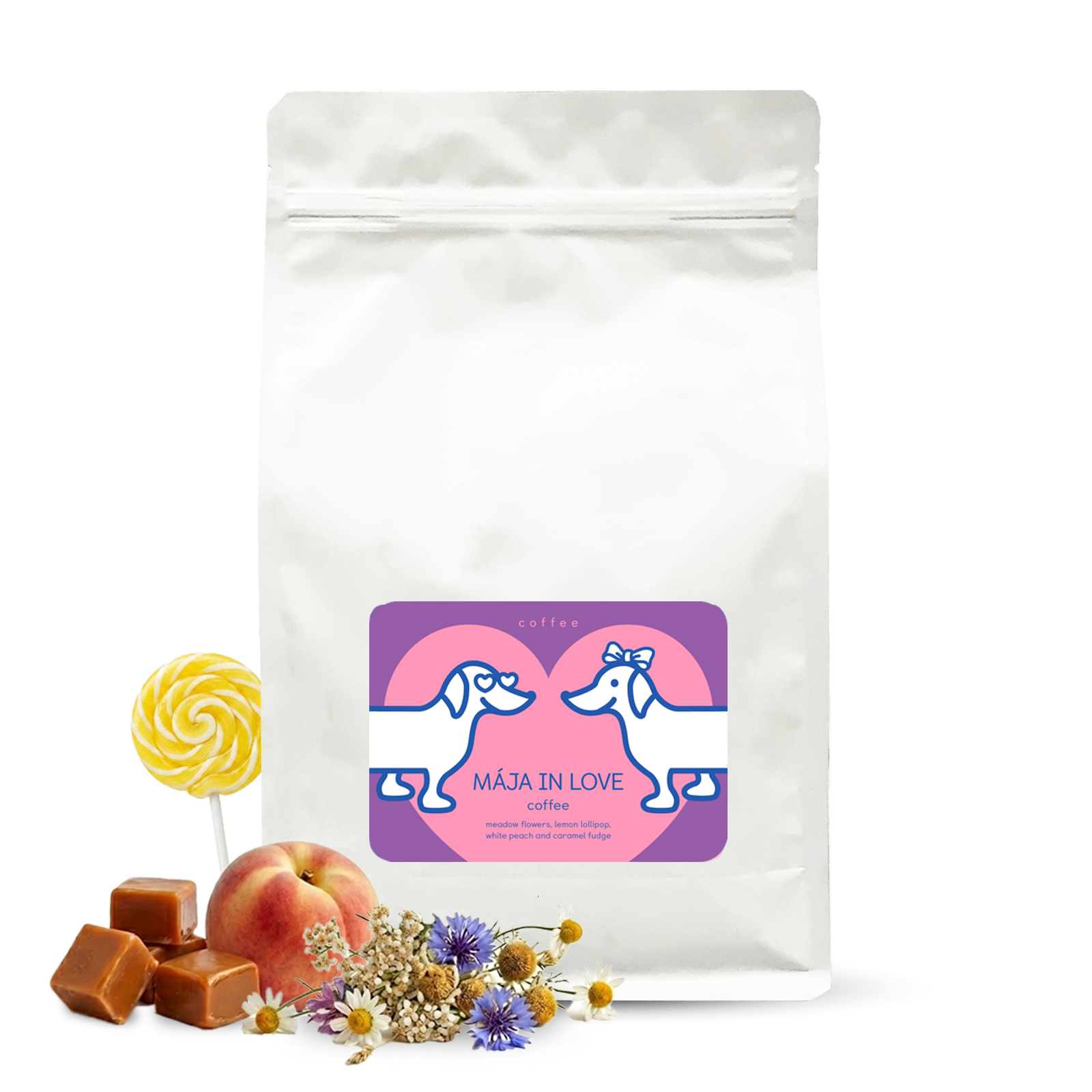 Specialty coffee The naughty dog MÁJA IN LOVE - May Special edition - 1000 g