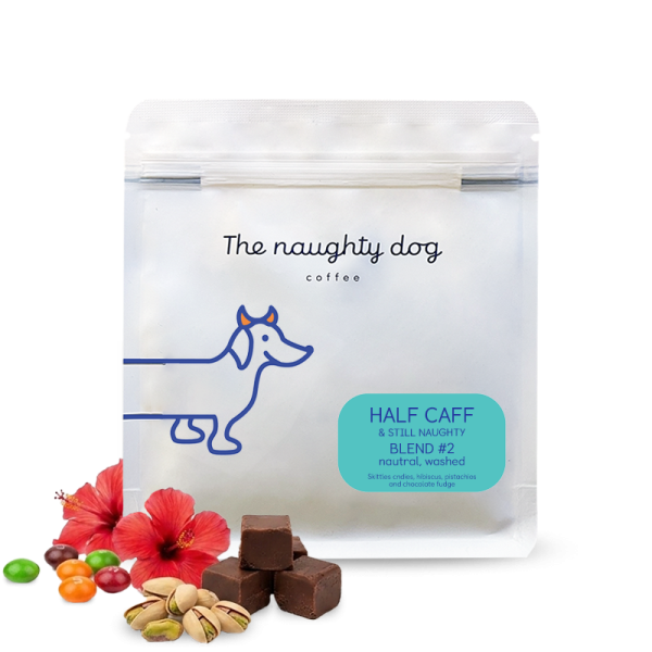 Specialty coffee The naughty dog HALF CAFF & STILL NAUGHTY Blend #2