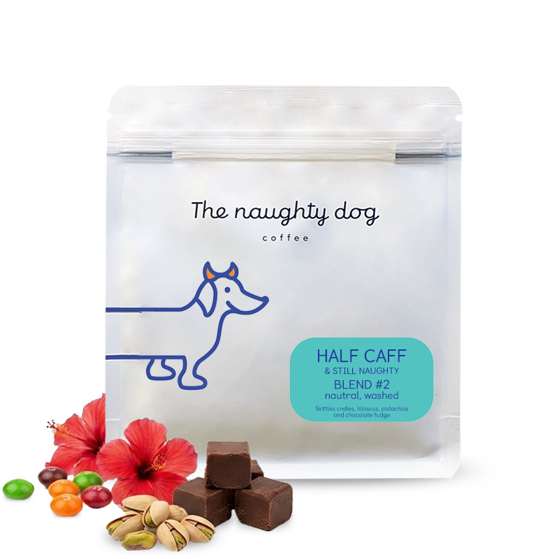 Specialty coffee The naughty dog HALF CAFF & STILL NAUGHTY Blend #2