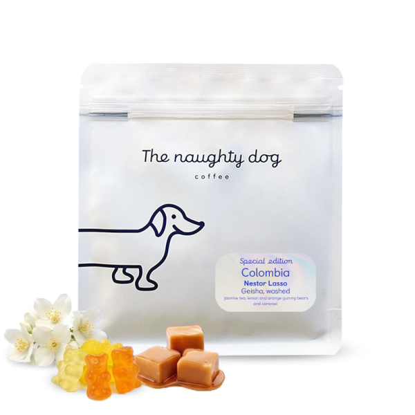 Specialty coffee The naughty dog Colombia NESTOR LASSO