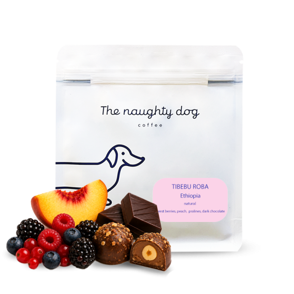 Specialty coffee The naughty dog Ethiopia TIBEBU ROBA