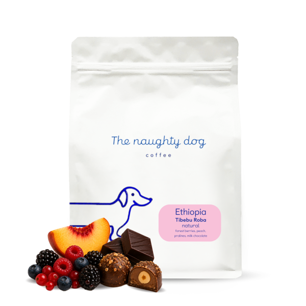 Specialty coffee The naughty dog Ethiopia TIBEBU ROBA - 1000 g