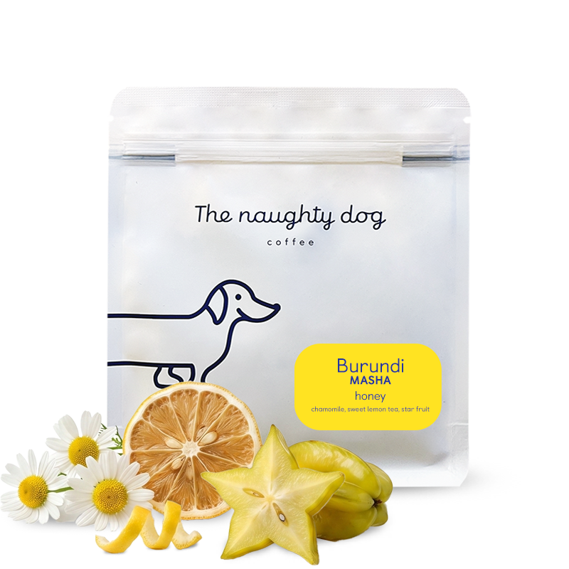 Specialty coffee The naughty dog Burundi MASHA - honey