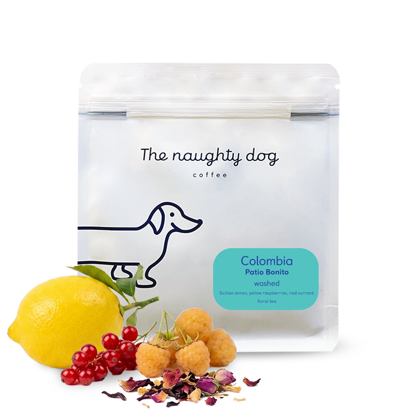 Specialty coffee The naughty dog Colombia PATIO BONITO