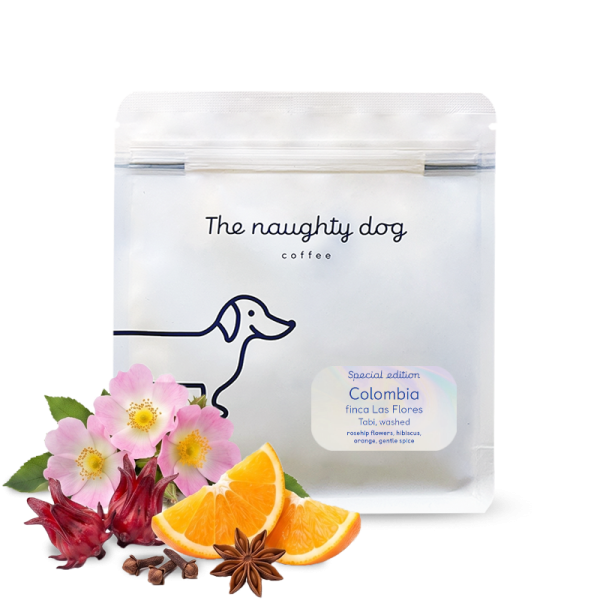 Specialty coffee The naughty dog Colombia TABI