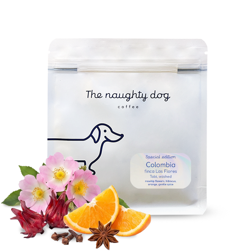 Specialty coffee The naughty dog Colombia TABI