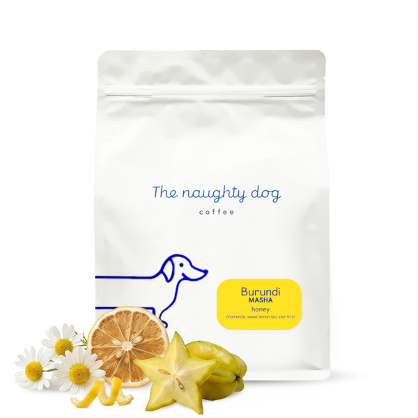 Specialty coffee The naughty dog Burundi MASHA Honey - 1000 g