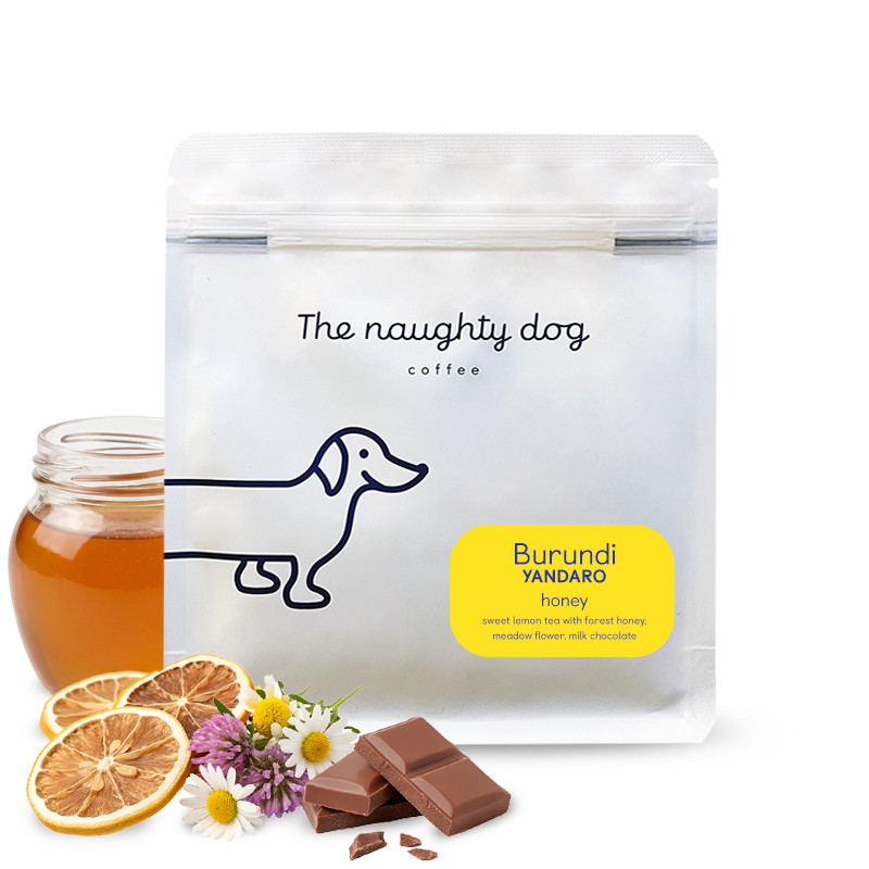 Specialty coffee The naughty dog Burundi YANDARO