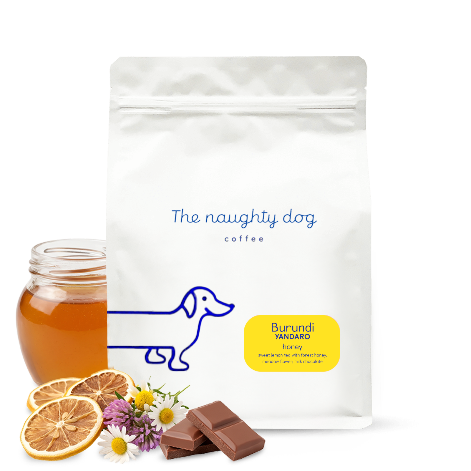 Specialty coffee The naughty dog Burundi YANDARO HONEY - 1000 g