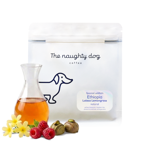 Specialty coffee The naughty dog Ethiopia LALESA Lemongrass - Special Edition
