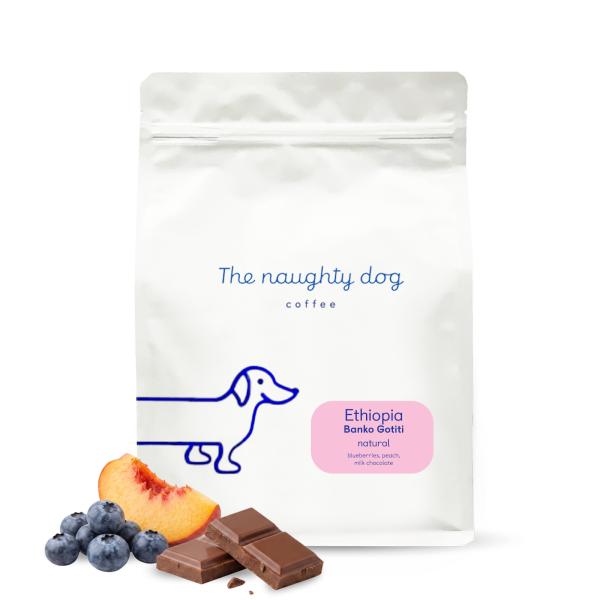 Specialty coffee The naughty dog Ethiopia BANKO GOTITI - 1000 g