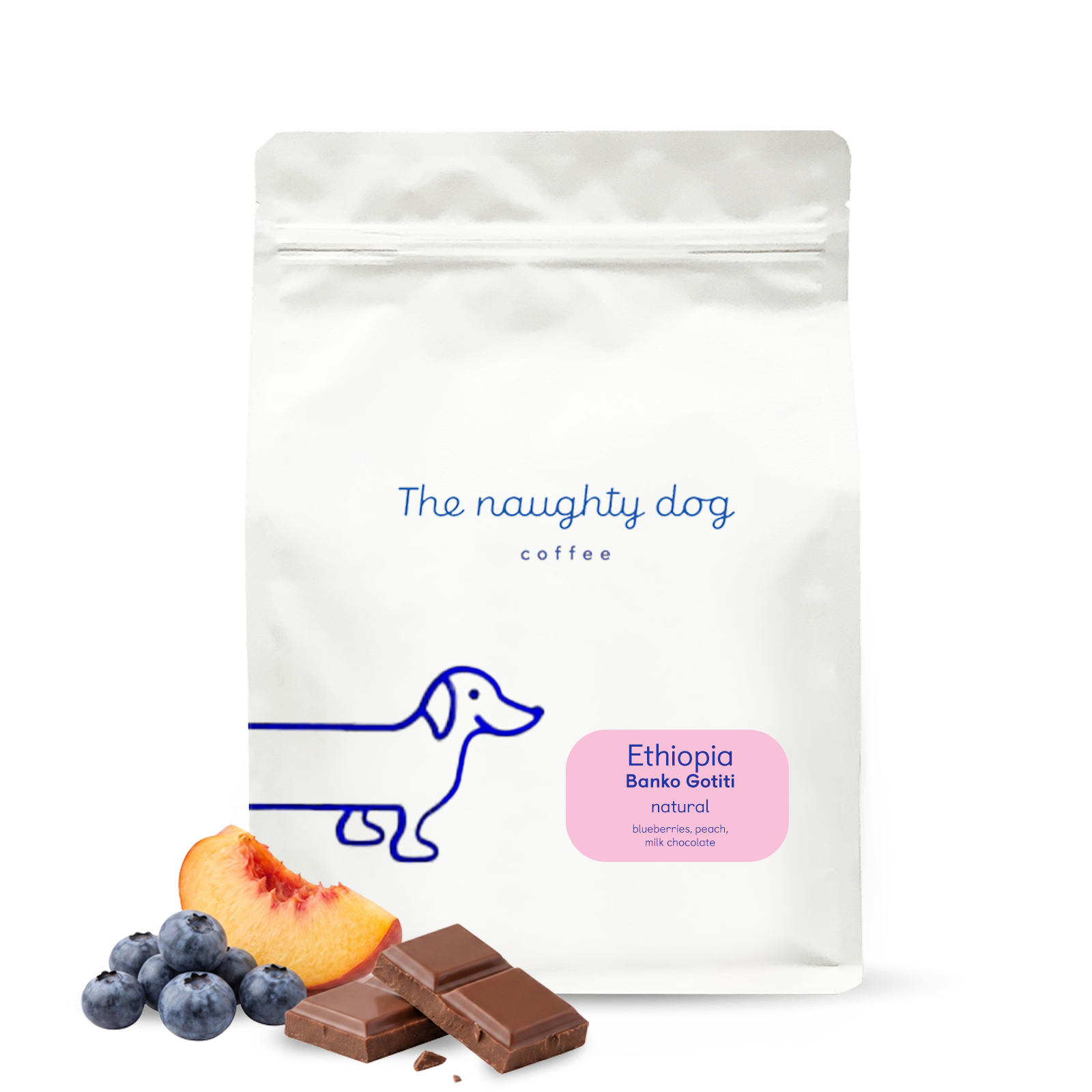 Specialty coffee The naughty dog Ethiopia BANKO GOTITI - 1000 g