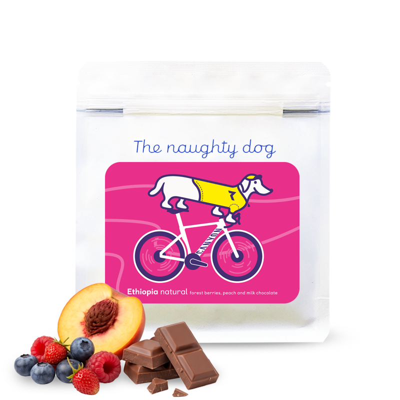 Specialty coffee The naughty dog Ethiopia GEDEB CYCLIST - A Cycling Treat