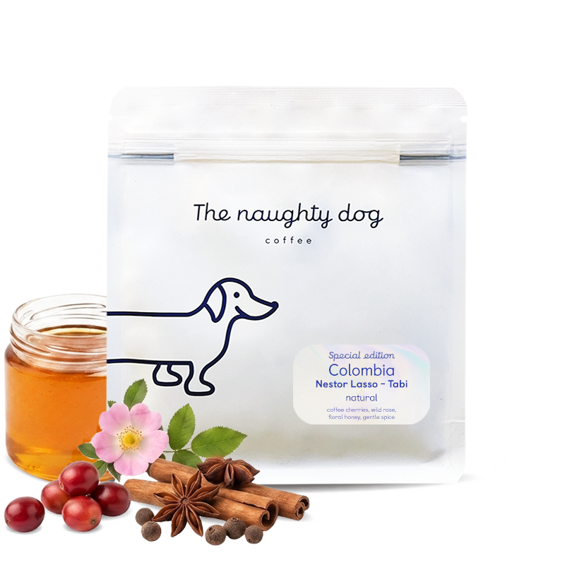 Specialty coffee The naughty dog Colombia NESTOR LASSO - Special Edition