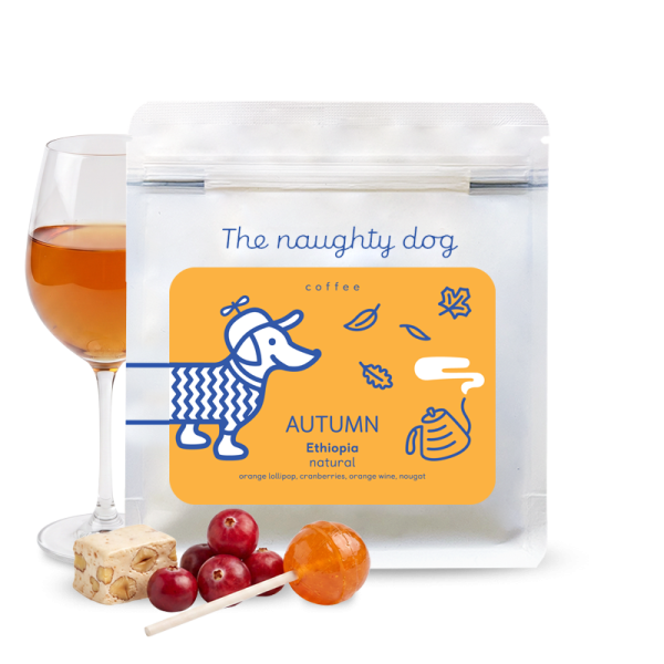 Specialty coffee The naughty dog Ethiopia  NEGELE GORBITU - Autumn Edition