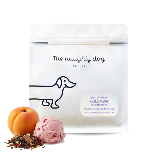Specialty coffee The naughty dog Colombia EL PARAISO Y05 - Special Edition