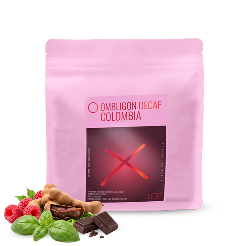 Specialty coffee Lot Roastery Colombia OMBLIGON DECAF - 150 g