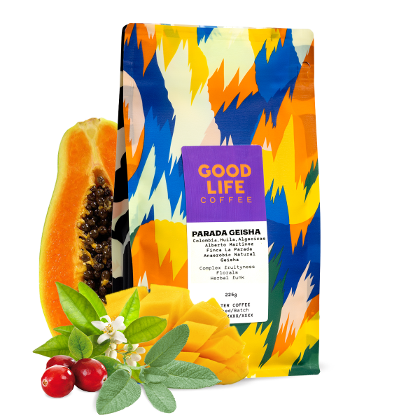 Specialty coffee Good Life Coffee Kolumbie LA PARADA GEISHA