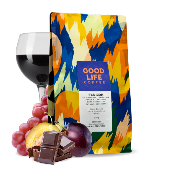 Specialty coffee Good Life Coffee El Salvador SANTA ANA FES 120N - karbonická macerace