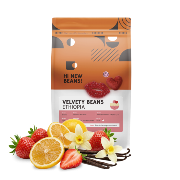 Specialty coffee Hi New Beans! Ethiopia VELVETY BEANS - Valentine's Day Limited Edition