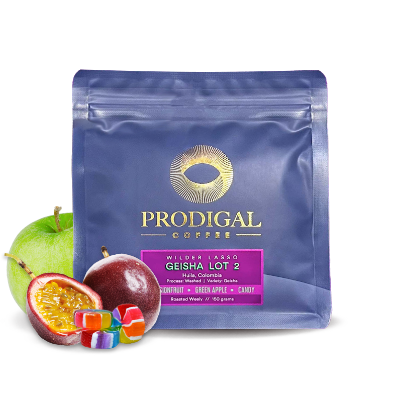 Specialty coffee Prodigal Coffee Colombia WILDER LASSO - geisha