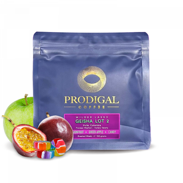Specialty coffee Prodigal Coffee Colombia WILDER LASSO - geisha
