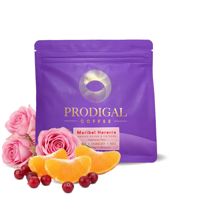 Specialty coffee Prodigal Coffee Peru MARIBEL HERERRA GESHA