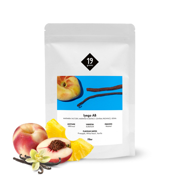 Specialty coffee 19grams coffee Kenya IYEGO AB - filter