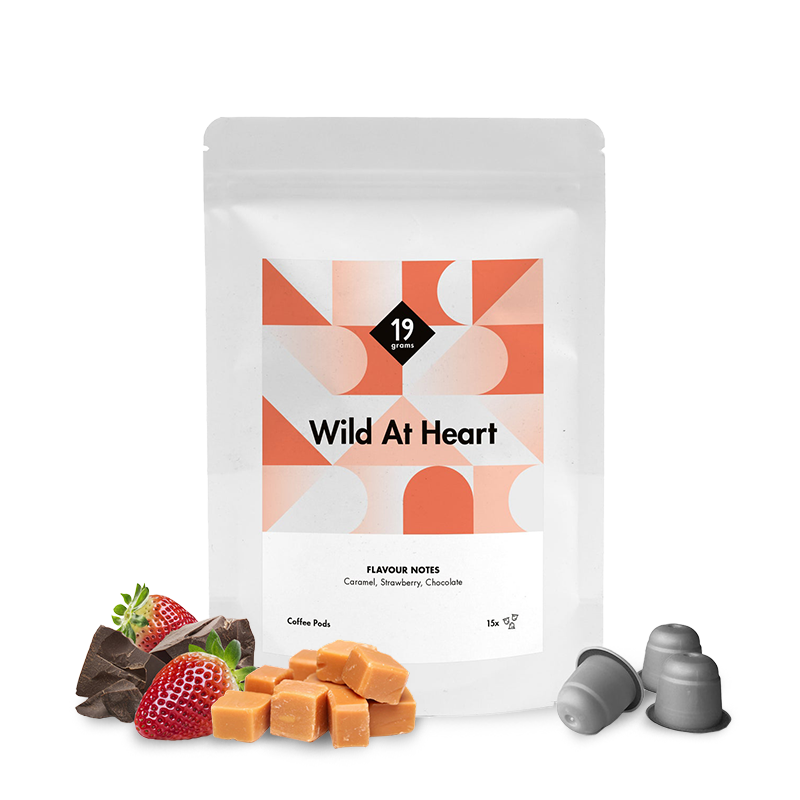 Specialty coffee 19grams coffee Colombia WILD AT HEART - nespresso capsules 15pcs/pack