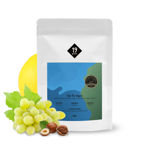 Specialty coffee 19grams coffee Mexico OJO DE AGUA - Winner #26 Cup of Excellence