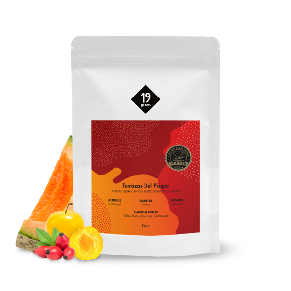 Specialty coffee 19grams coffee Ecuador TERRAZAS DEL PISQUE - COE #6