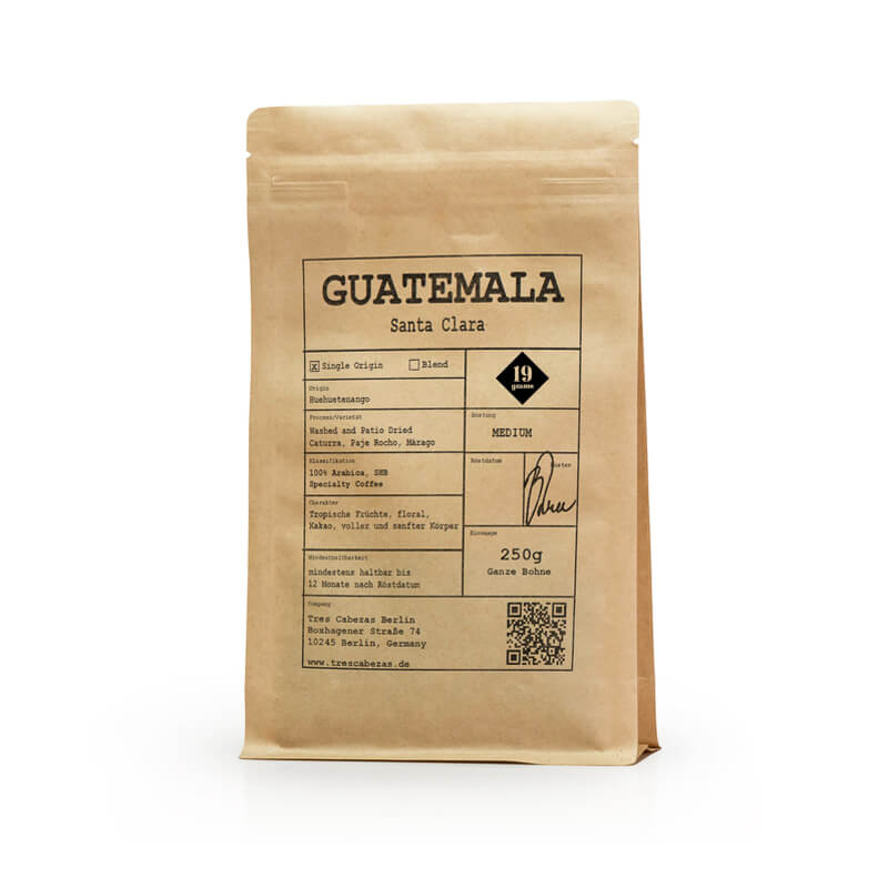 Specialty coffee 19grams coffee Guatemala SANTA CLARA - vyprodej